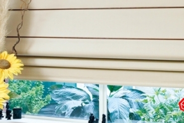 Rèm roman mang đến nét thanh lịch, ấm áp cho cửa sổ của bạn